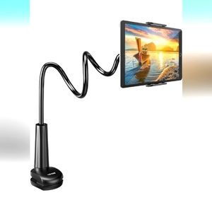 Gooseneck Tablet Holder Stand for Bed: Tryone Adjustable Flexible Arm
